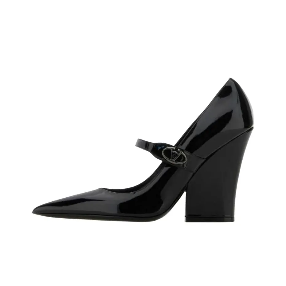 Valentino VLogo Lockette Mary Jane Pumps