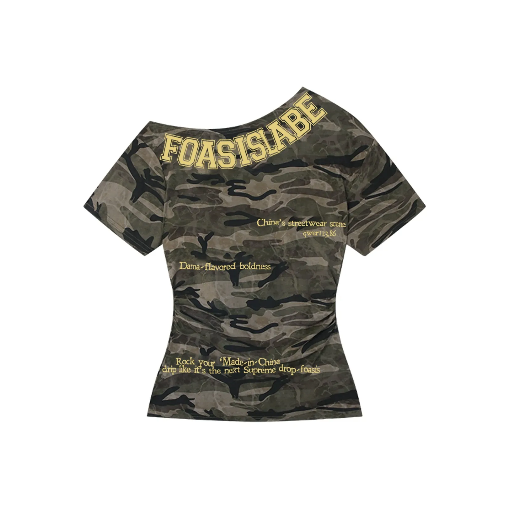 FOASIS Камуфляж Женские Футболки