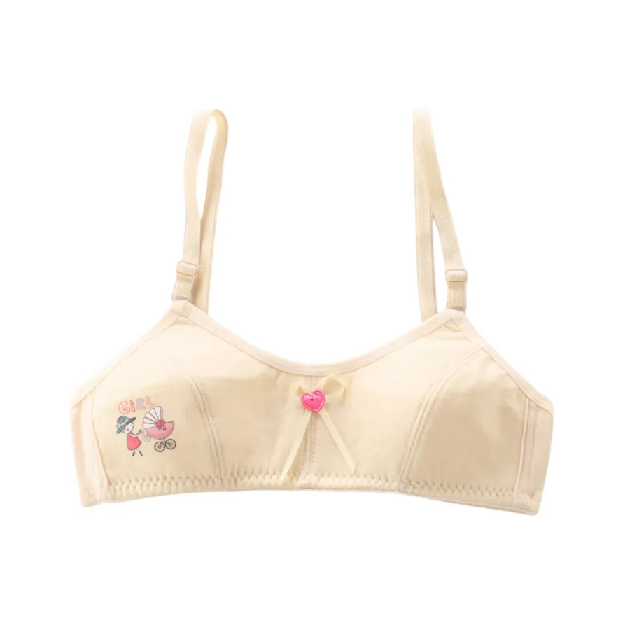 Cotton Gene Однотонный Мультяшный Тонкий Детское нижнее белье Подростки