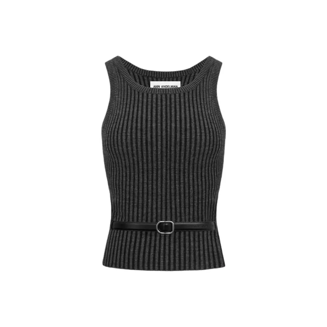 Ann Andelman Женские майки темно-серого цвета