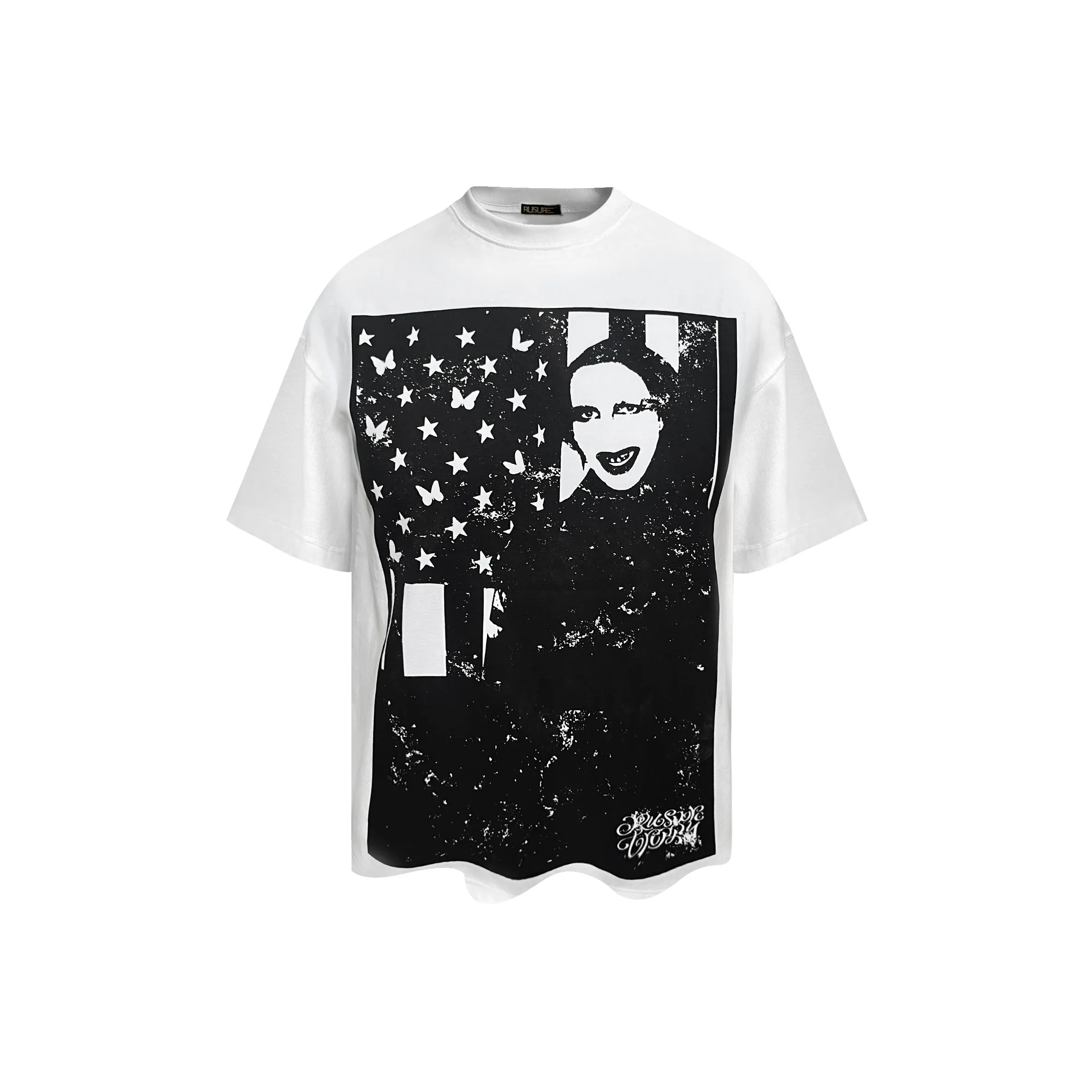 RUSURE Белая унисекс футболка