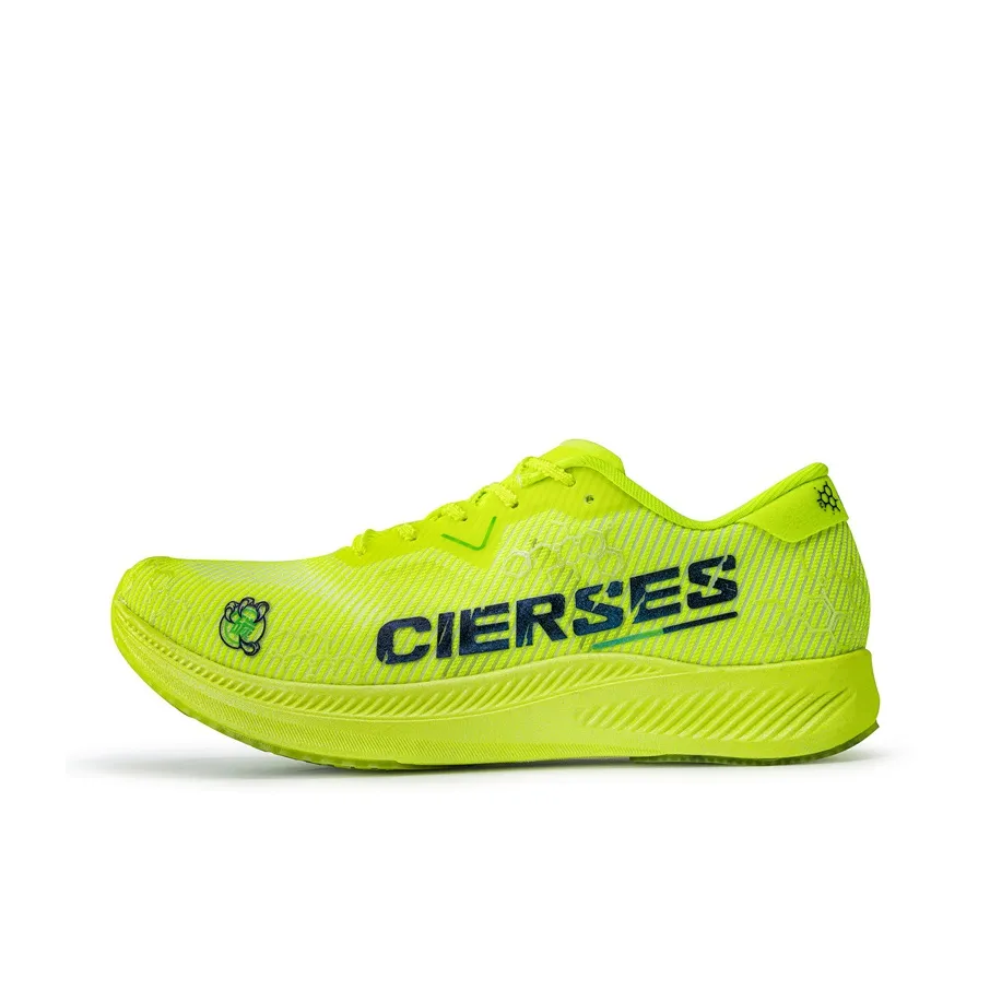 CIERSES Low Top Running Shoes Unisex Fluorescent Lime Green