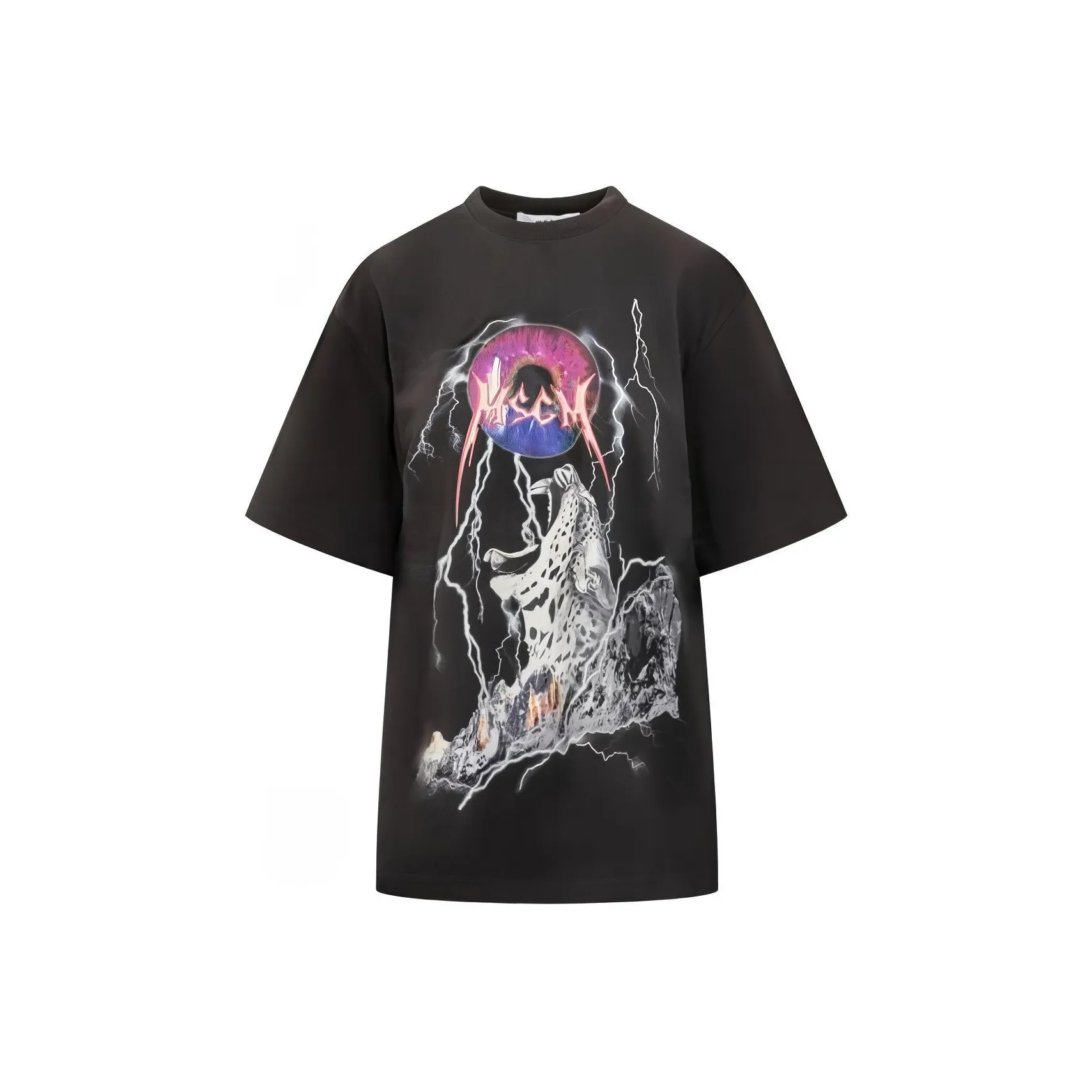 MSGM Черные Женские T-рубашки