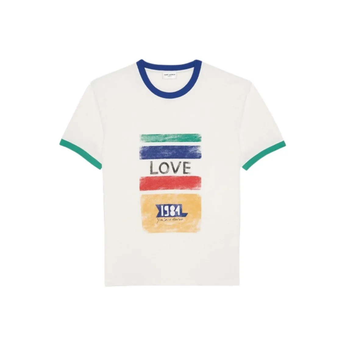 SAINT LAURENT T Shirt Men's Light Umber Dusty