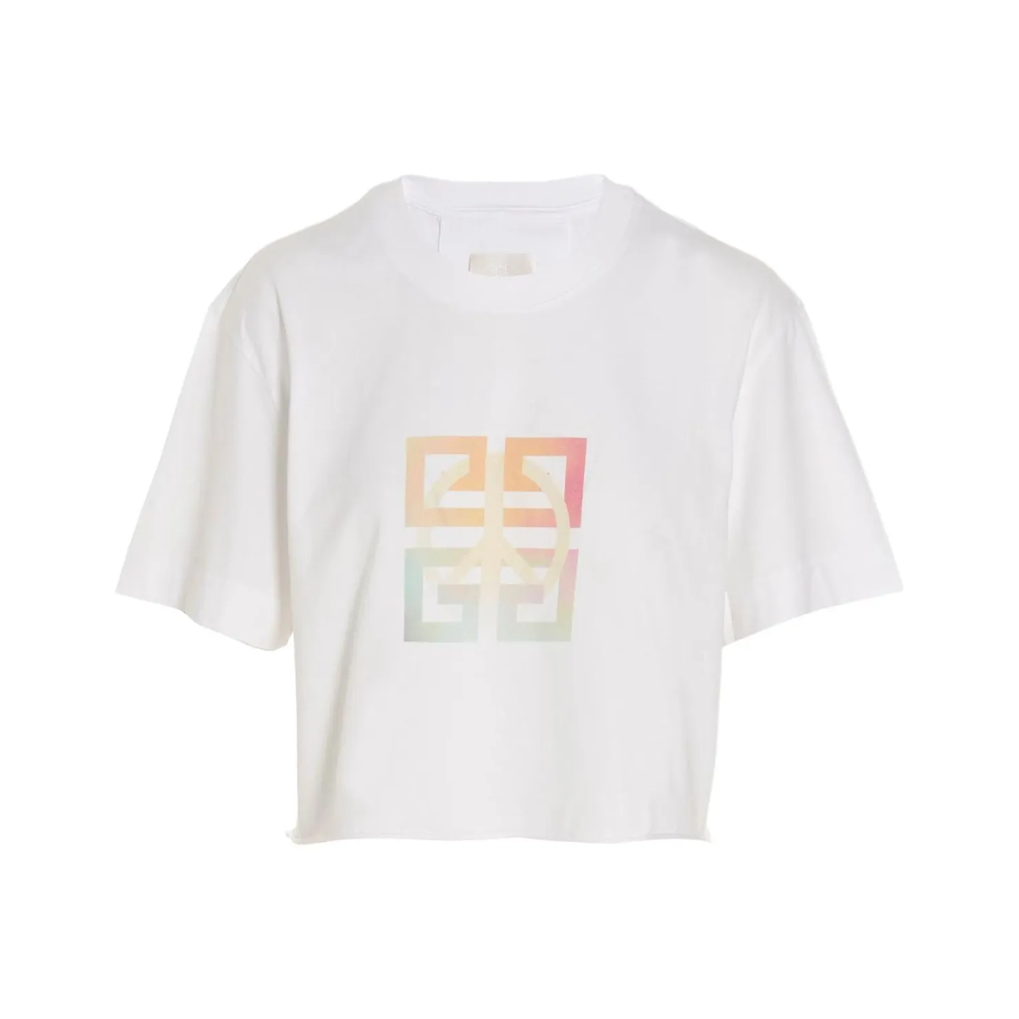 Givenchy Cropped Masculine T Shirt 'White'