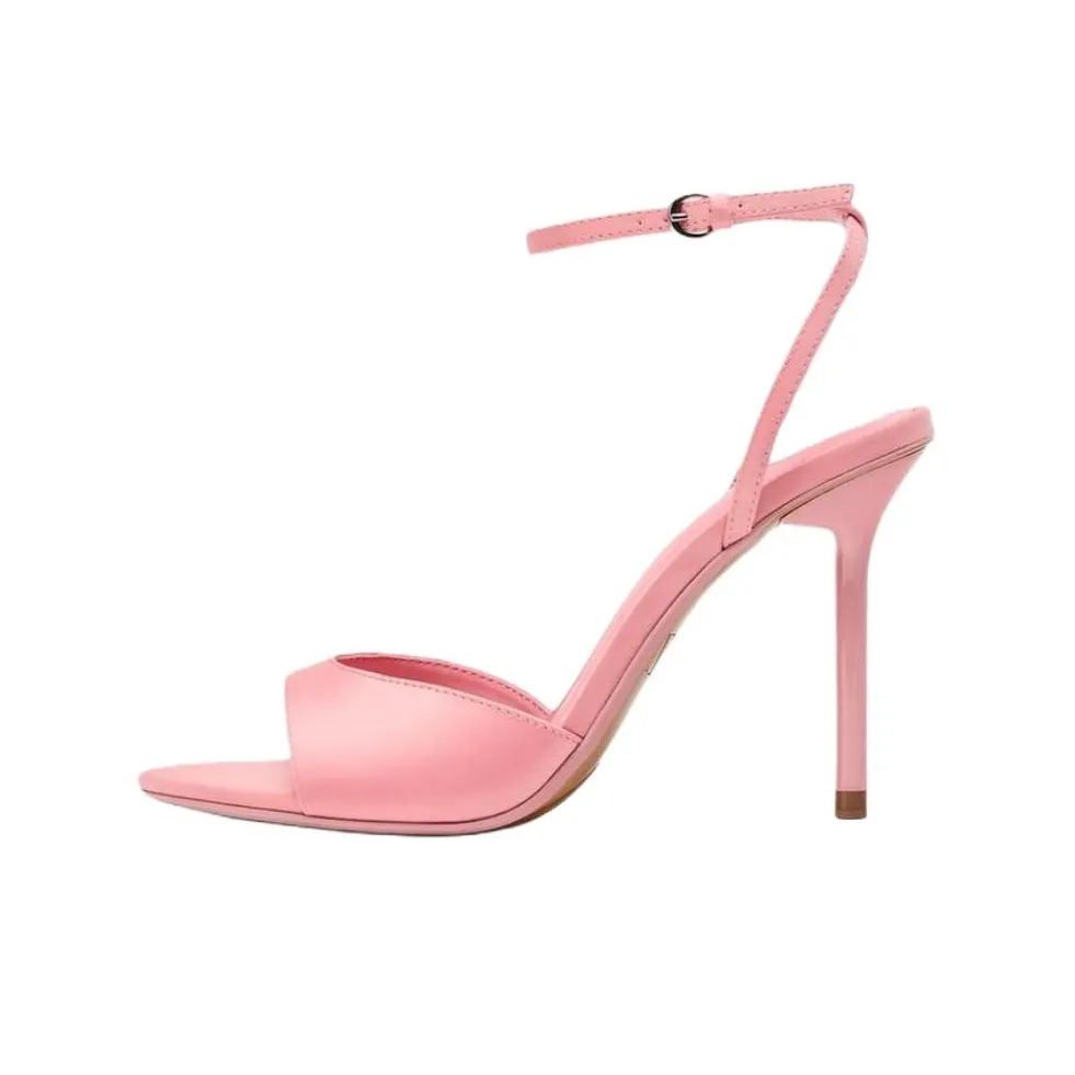 ZARA One Ремень Сандалии 10,5 см Женские Розовые