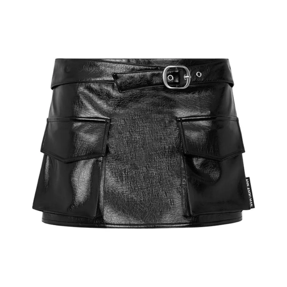 Ann Andelman Кожаные короткие юбки Женские