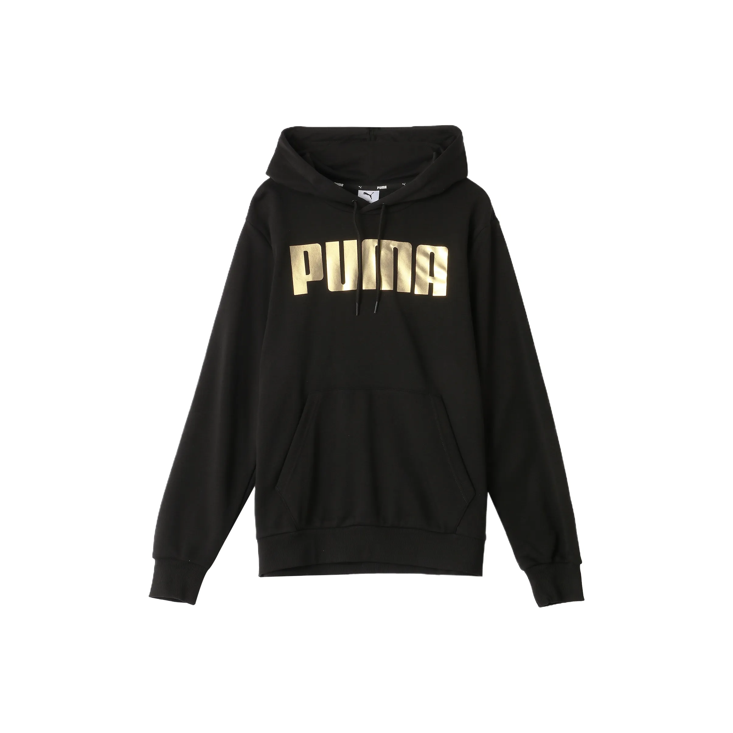 PUMA ESSBIG ESS HOODY TR PUMA M Sweatshirt Men's Black Gold