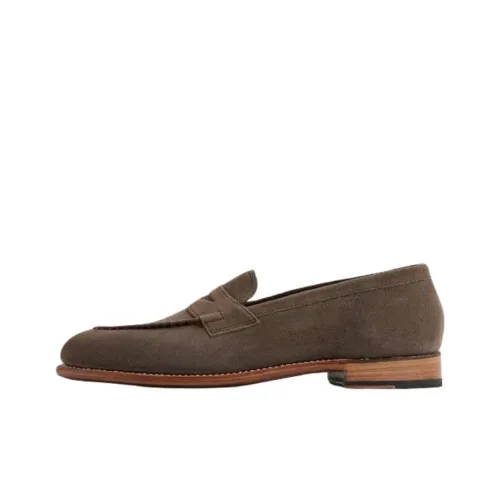 GRENSON Мужские повседневные туфли Low Top Умбра Мужские