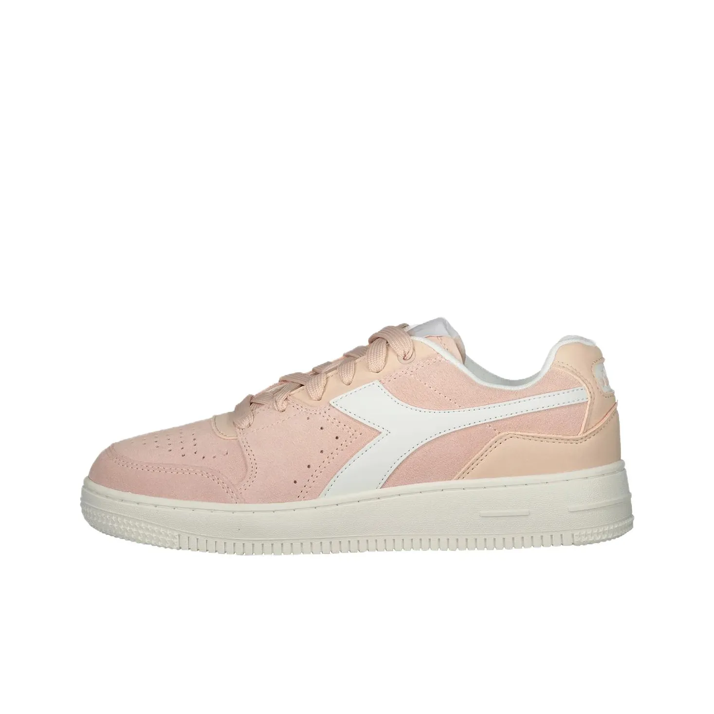 Diadora Anti Slip Wear Resistant Low Top Skateboard Shoes Vans Women's Light Pink