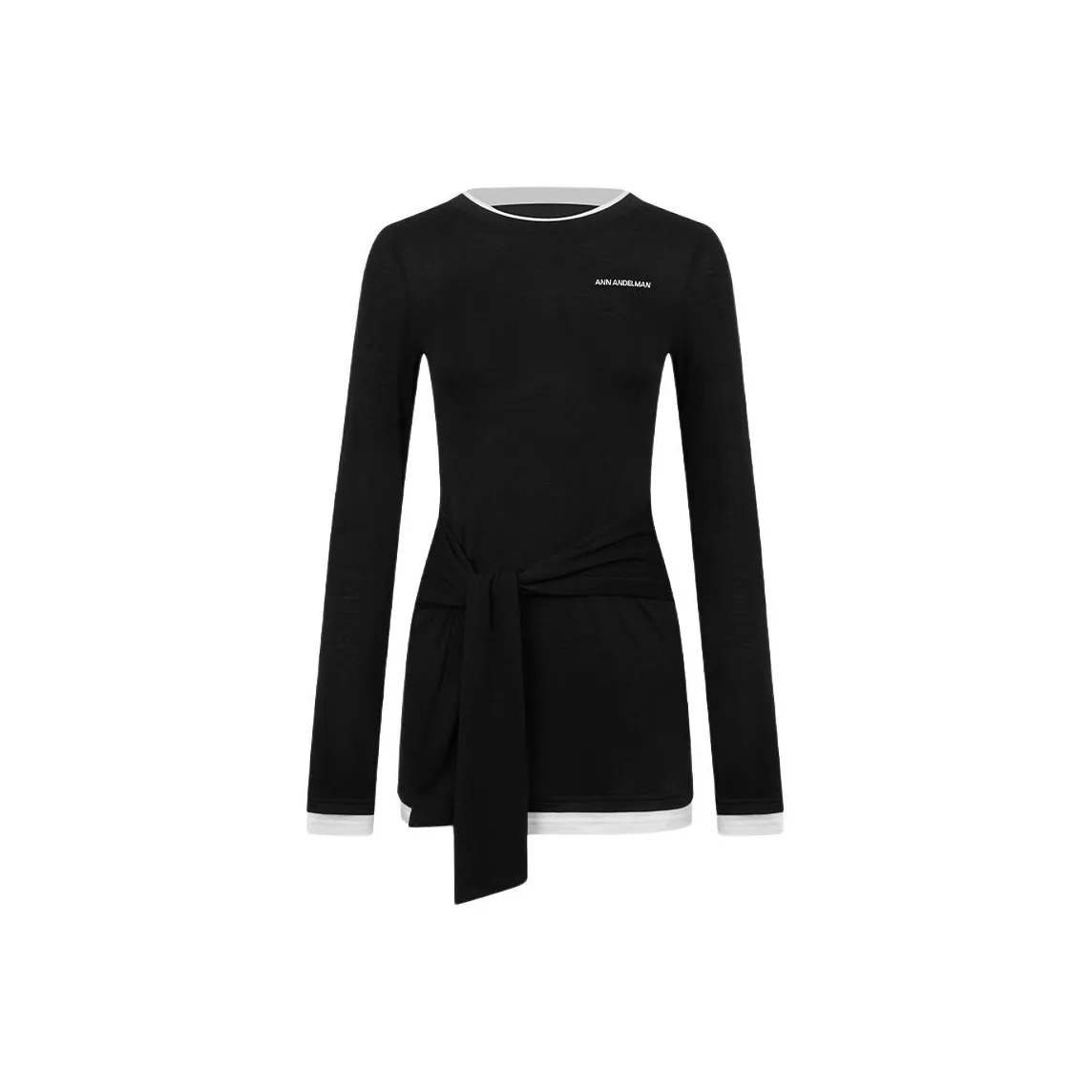 Ann Andelman Длинное платье с длинными рукавами женское