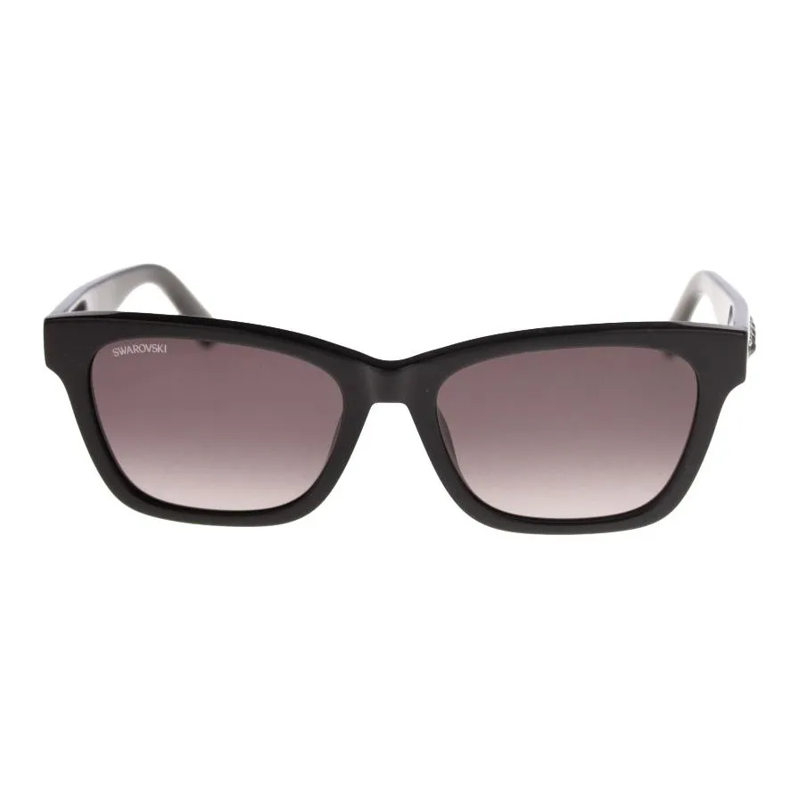 Swarovski Acetate Cat Eye Sunglasses Women's Black