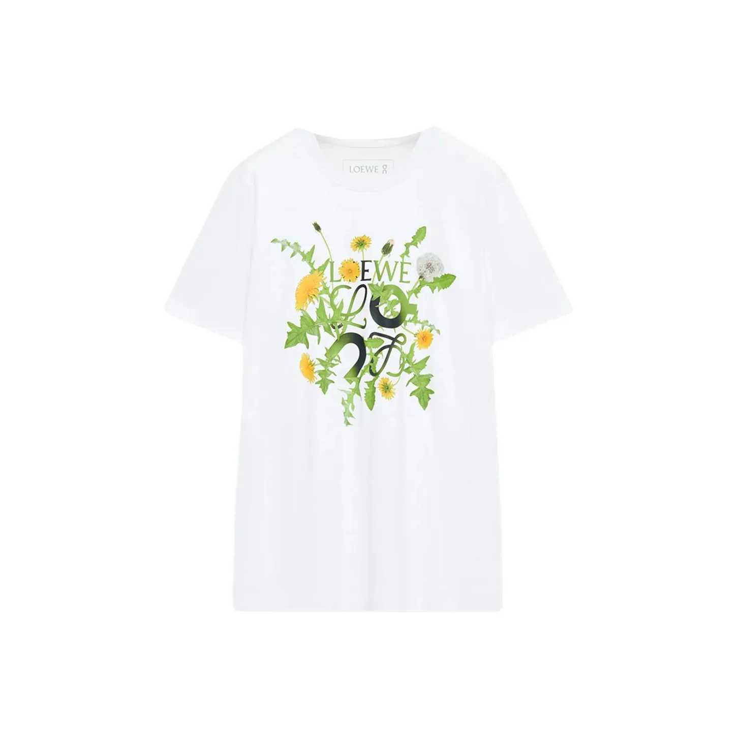 LOEWE x On SS25 T Shirt Unisex White