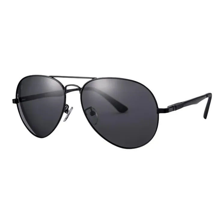 VEGOOS Metal Aviator Sunglasses Men's Gunmetal