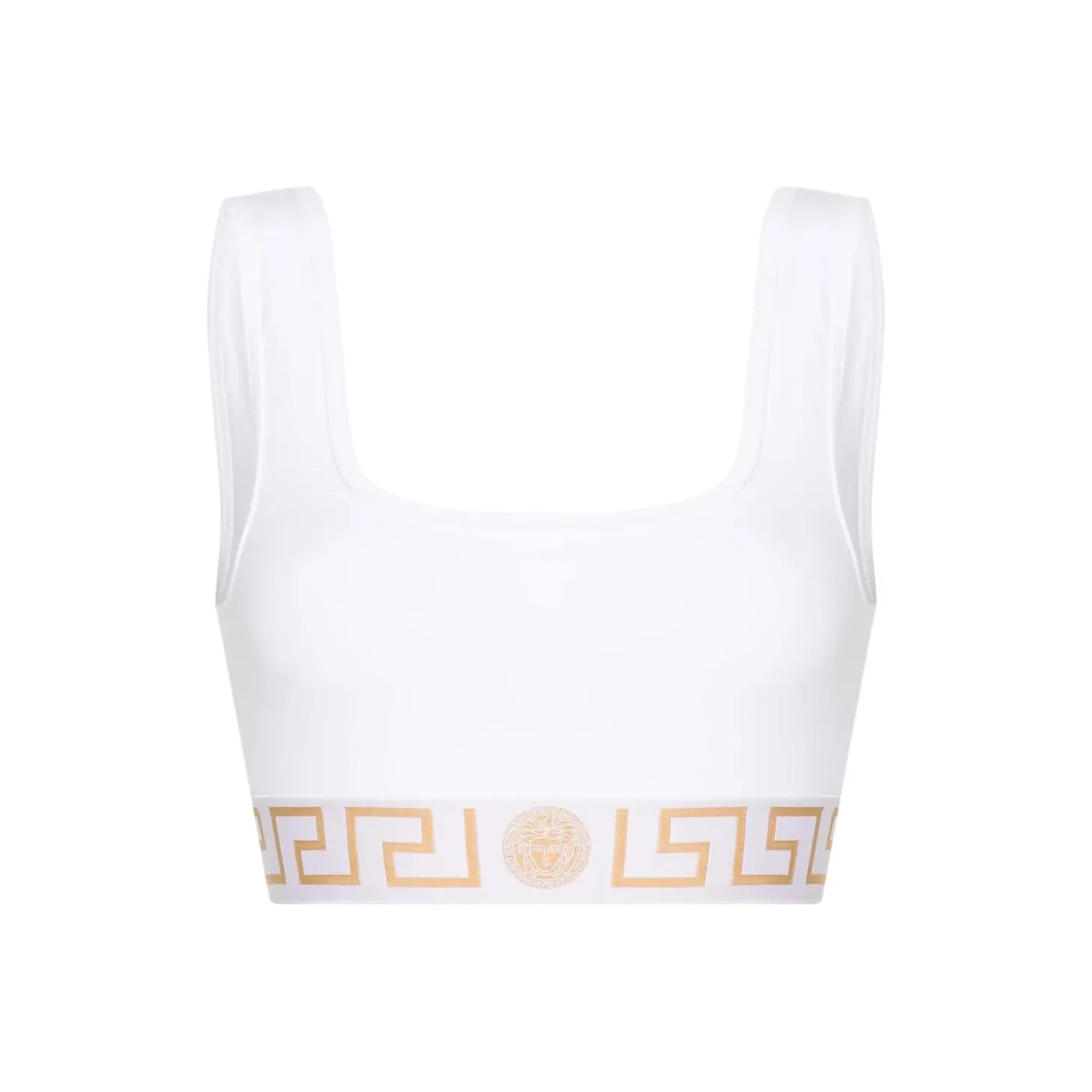 VERSACE Crop Tops Women's White