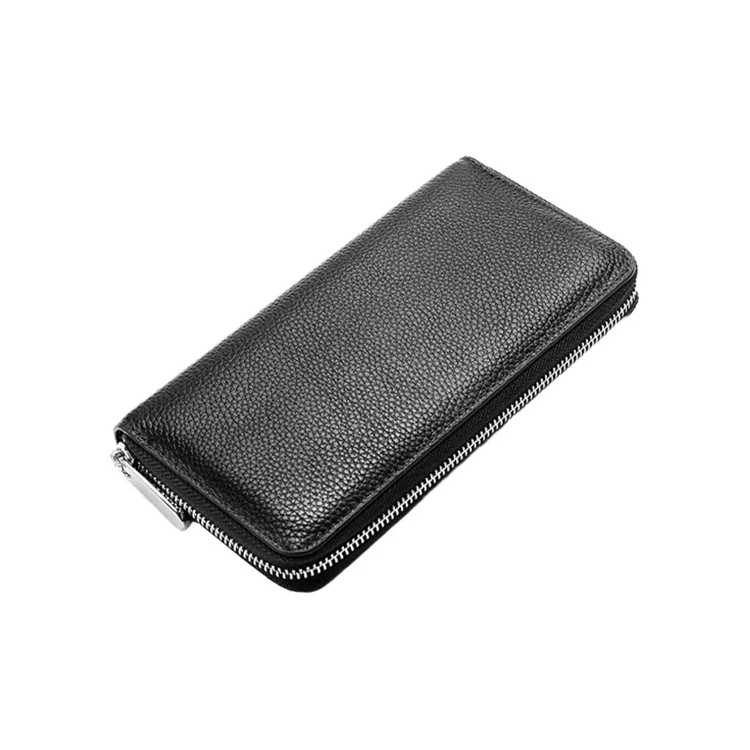 CARTELO Кошелек из крупнозернистой текстуры коровьей кожи полиэстер стандартный унисекс разноцветный