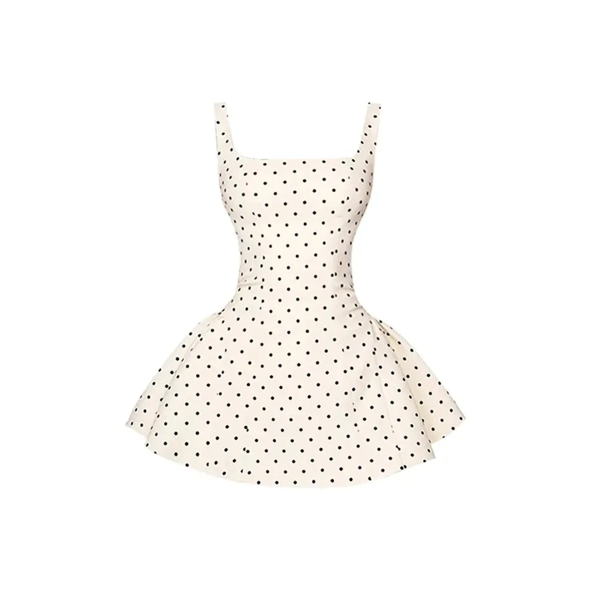 EFCR Абрикосовый узор с горохом Платье Женское Слиплатье