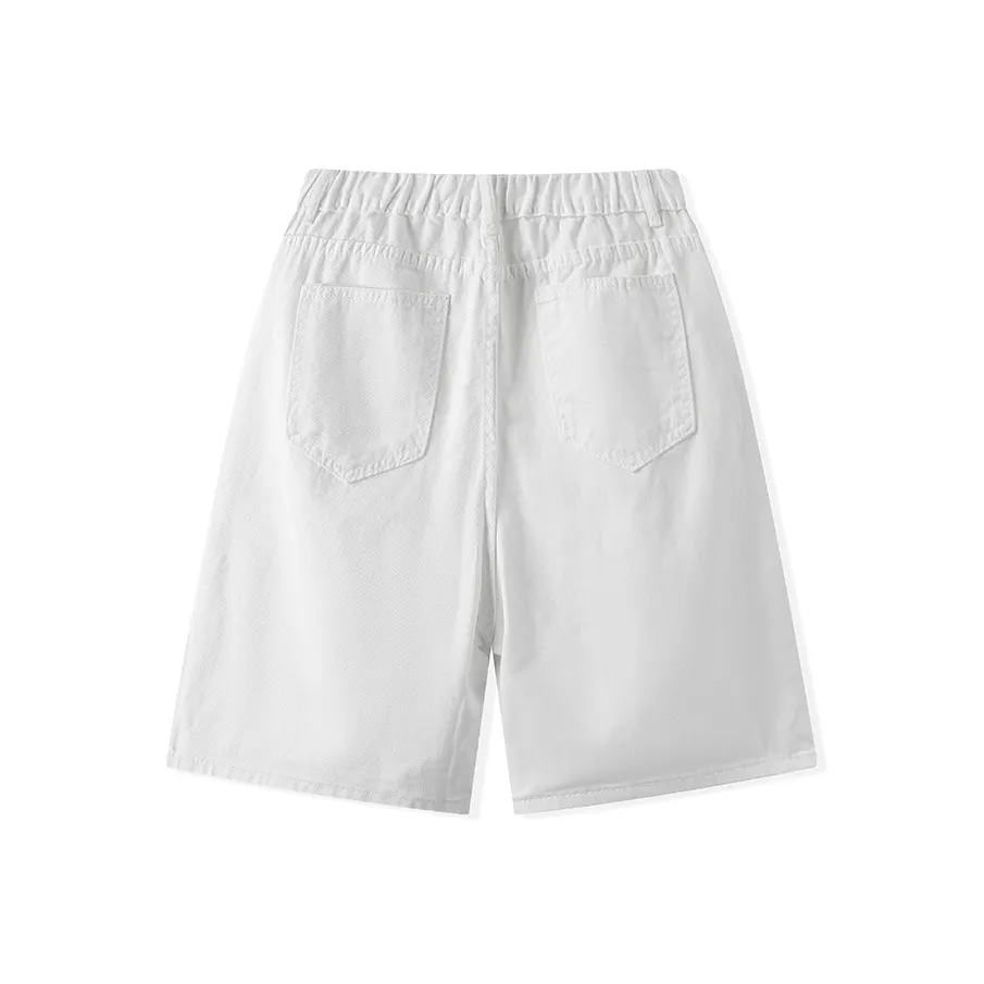 JIARONG На открытом воздухе Брюки длиной до колена Американский винтаж Промытые Потертые Комплект для пары Унисекс