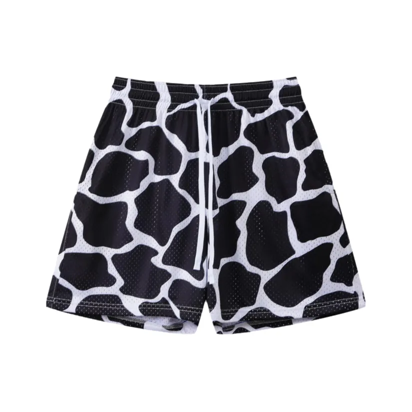 KPADB Sports Quick Dry Loose Fit Lace Up Fitness Running Basketball Shorts Unisex