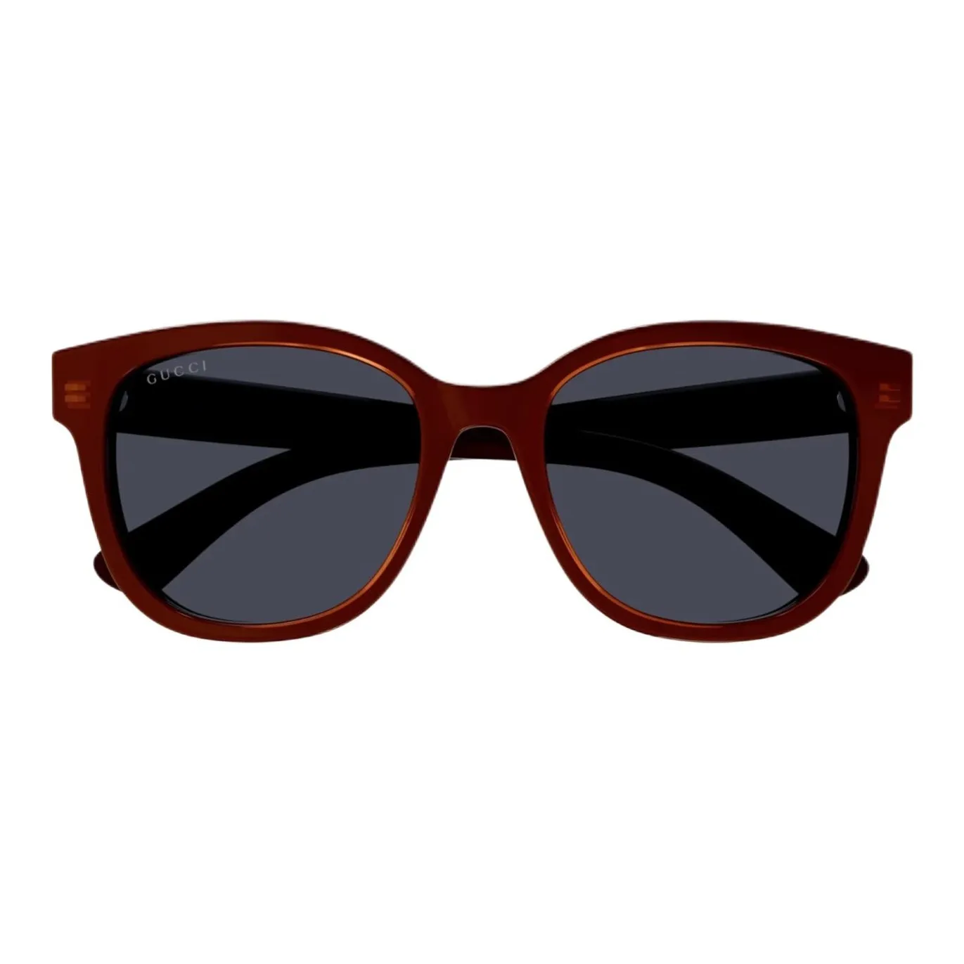 GUCCI Recycled Acetate Round Sunglasses Men's Red