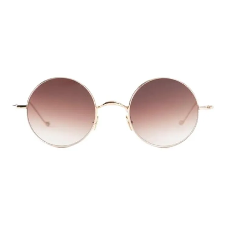 JACQUES MARIE MAGE Titanium Round SE6162-5890B Sunglasses Men's Gold