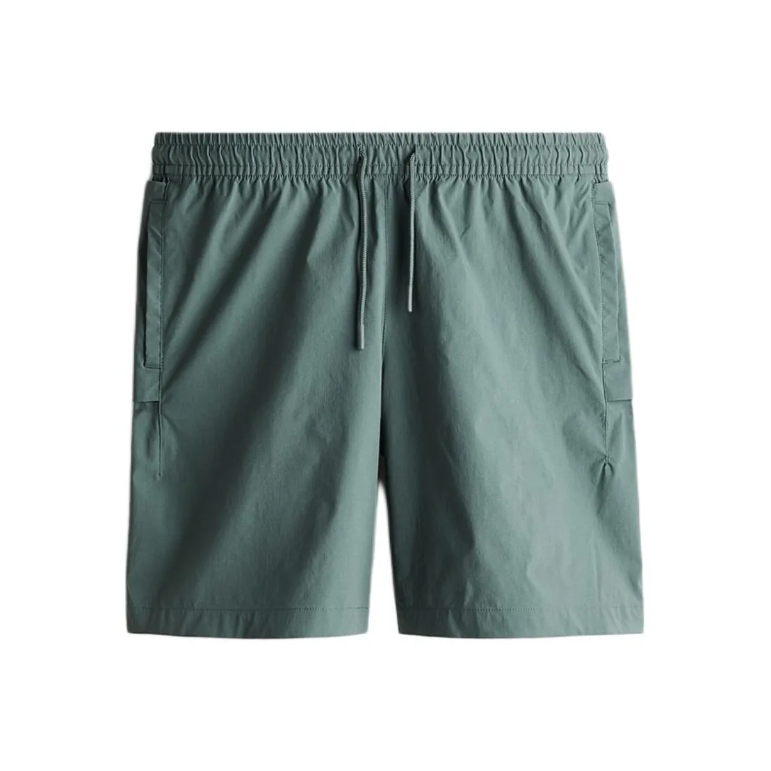 H&M Casual Shorts Men Dark Green