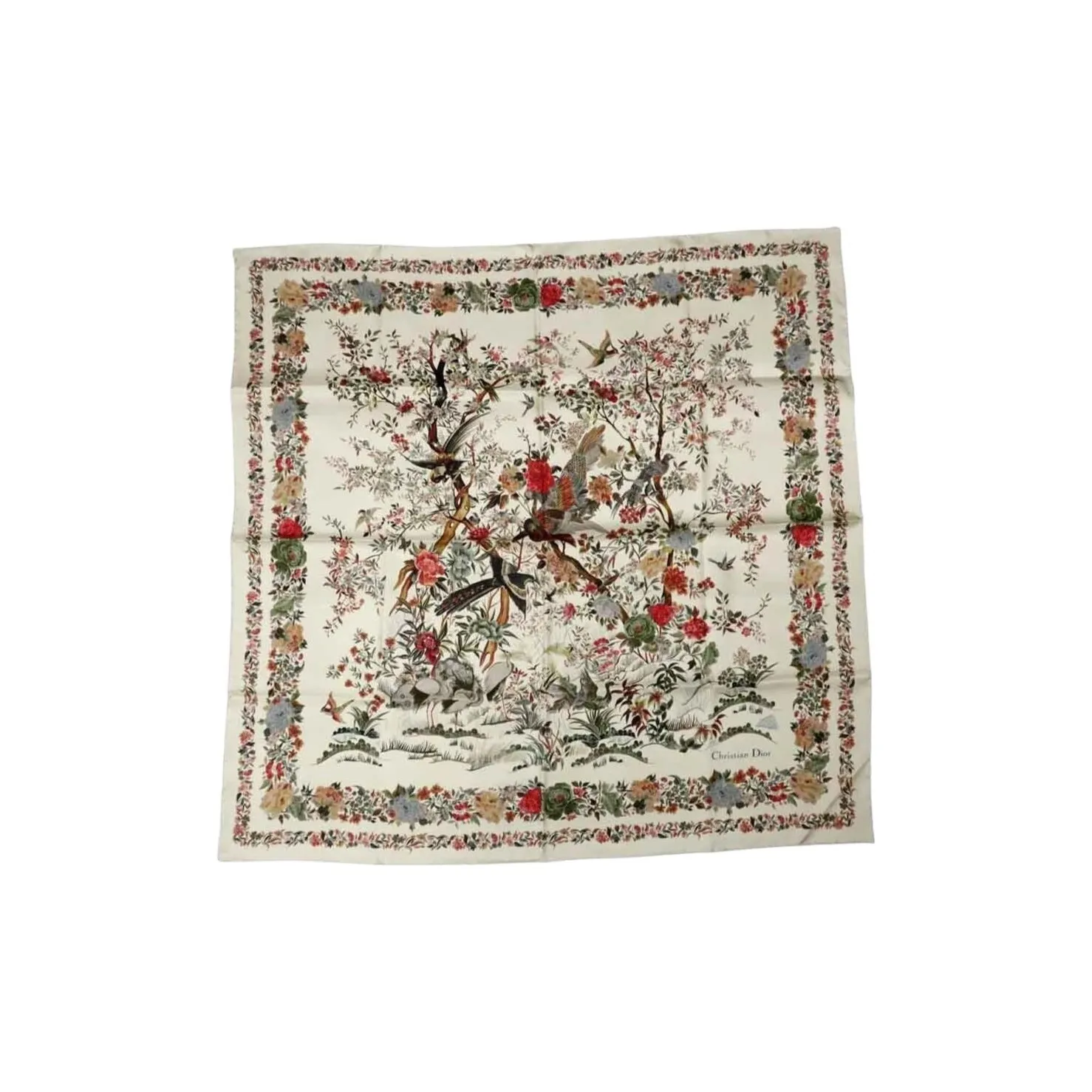 DIOR Silk Шелковые шарфы для женщин Beige