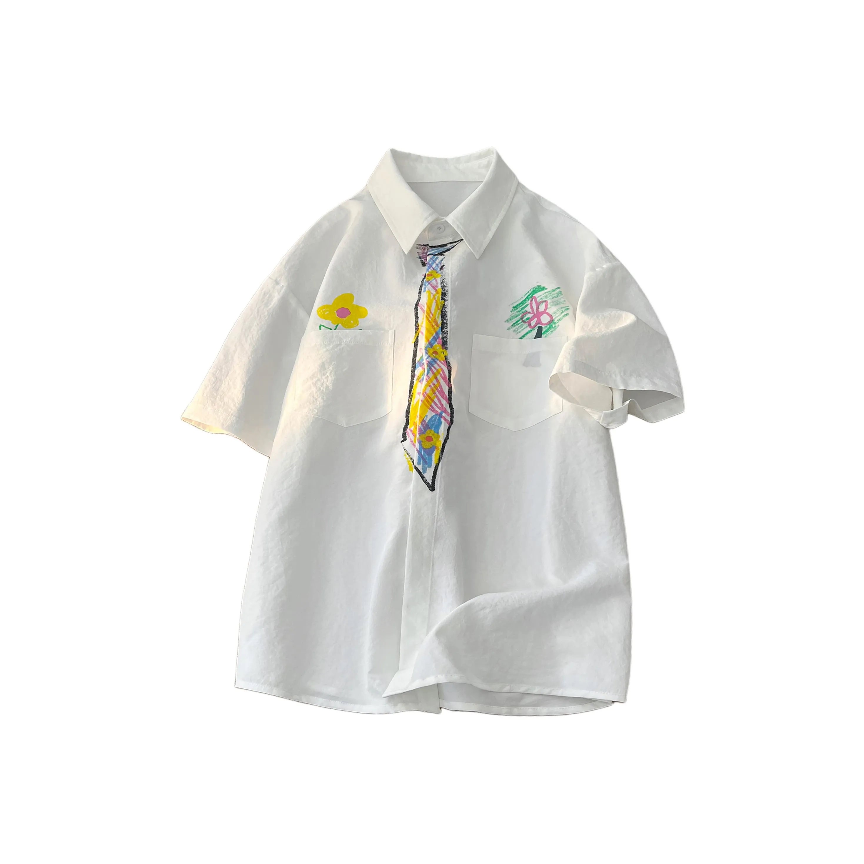 GROGNAK Белая Унисекс Рубашка