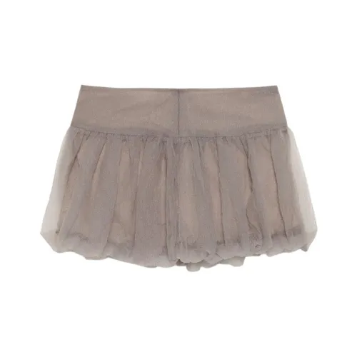 The. garment Тауповый Женские Повседневные короткие юбки