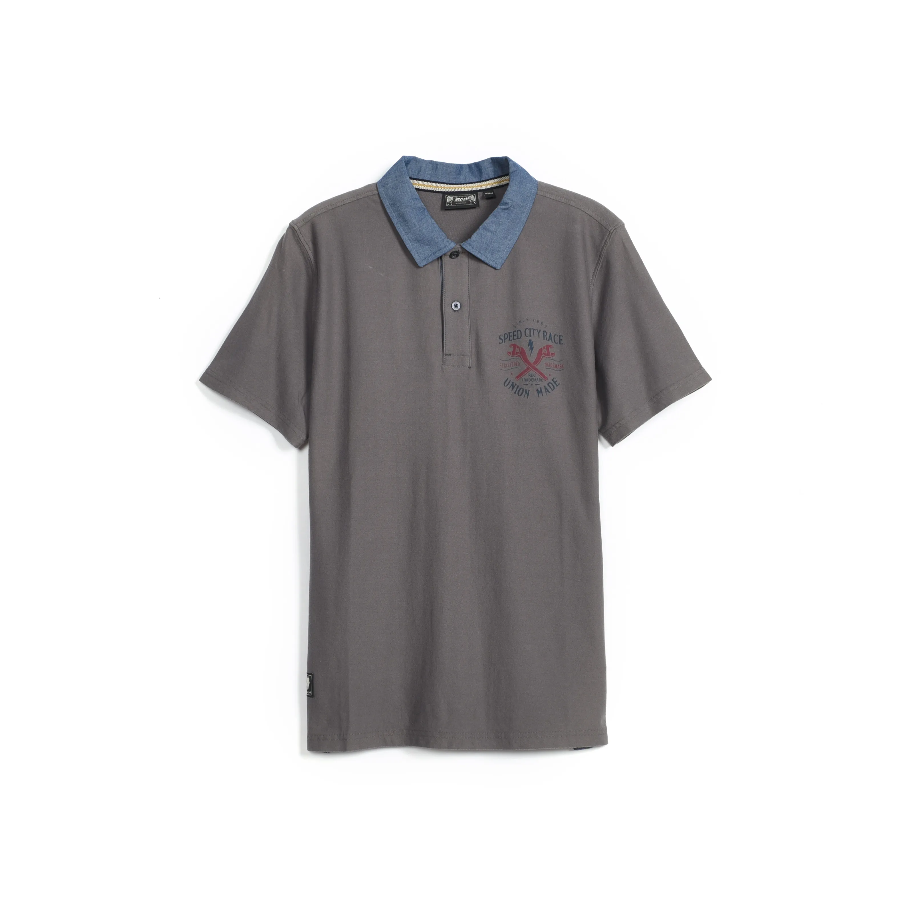 MCS Серый Z5 Мужская Поло