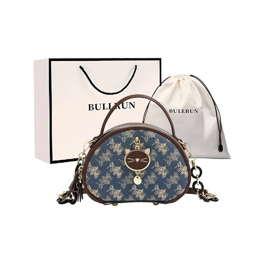 Bullrun Сумка через плечо из микрофибры сумка обычная женская синяя