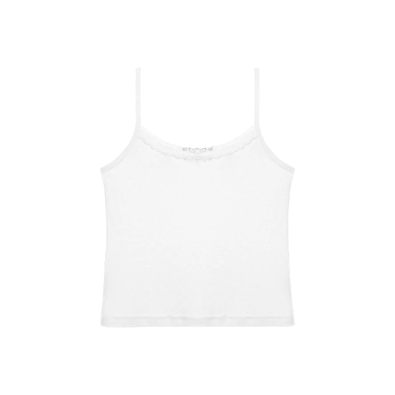 SLEEP AT 11 Белый Женские Камисоли