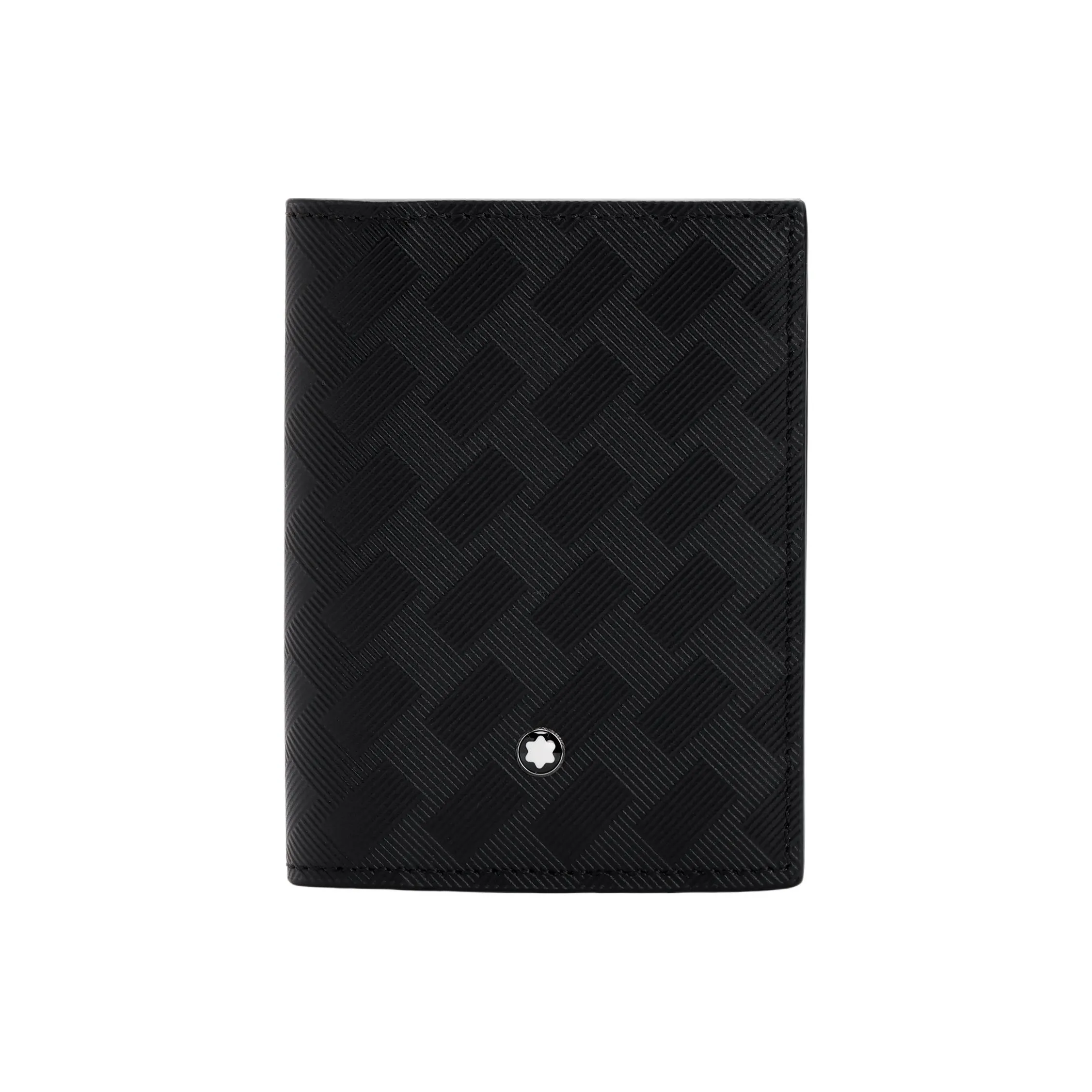 MONTBLANC Холдер для карт из коровьей кожи мужской черный