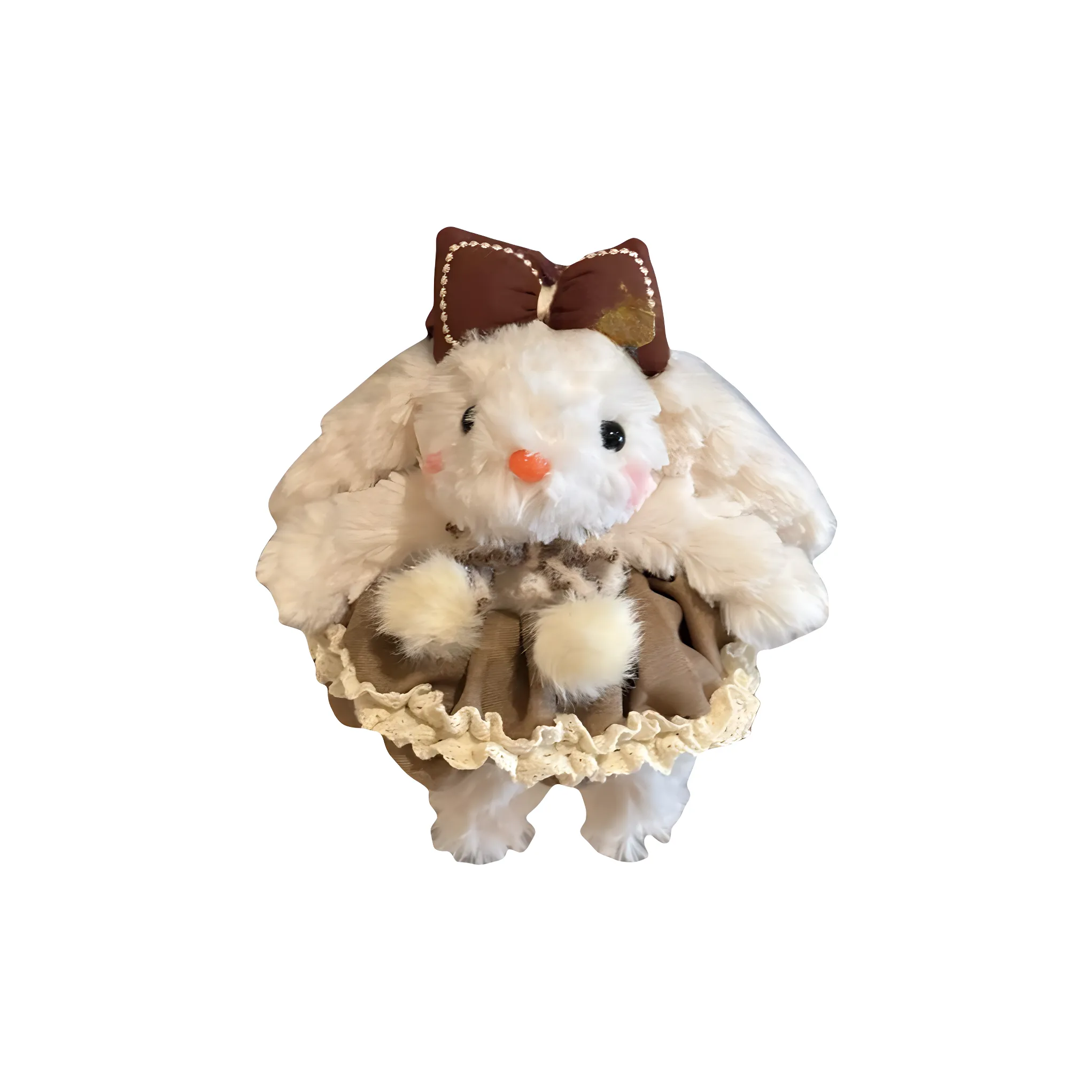 XTHOT Утонченный Beautiful Princess Платье с кроличьими ушами кукла плюшевая подвеска длина тела 13 см