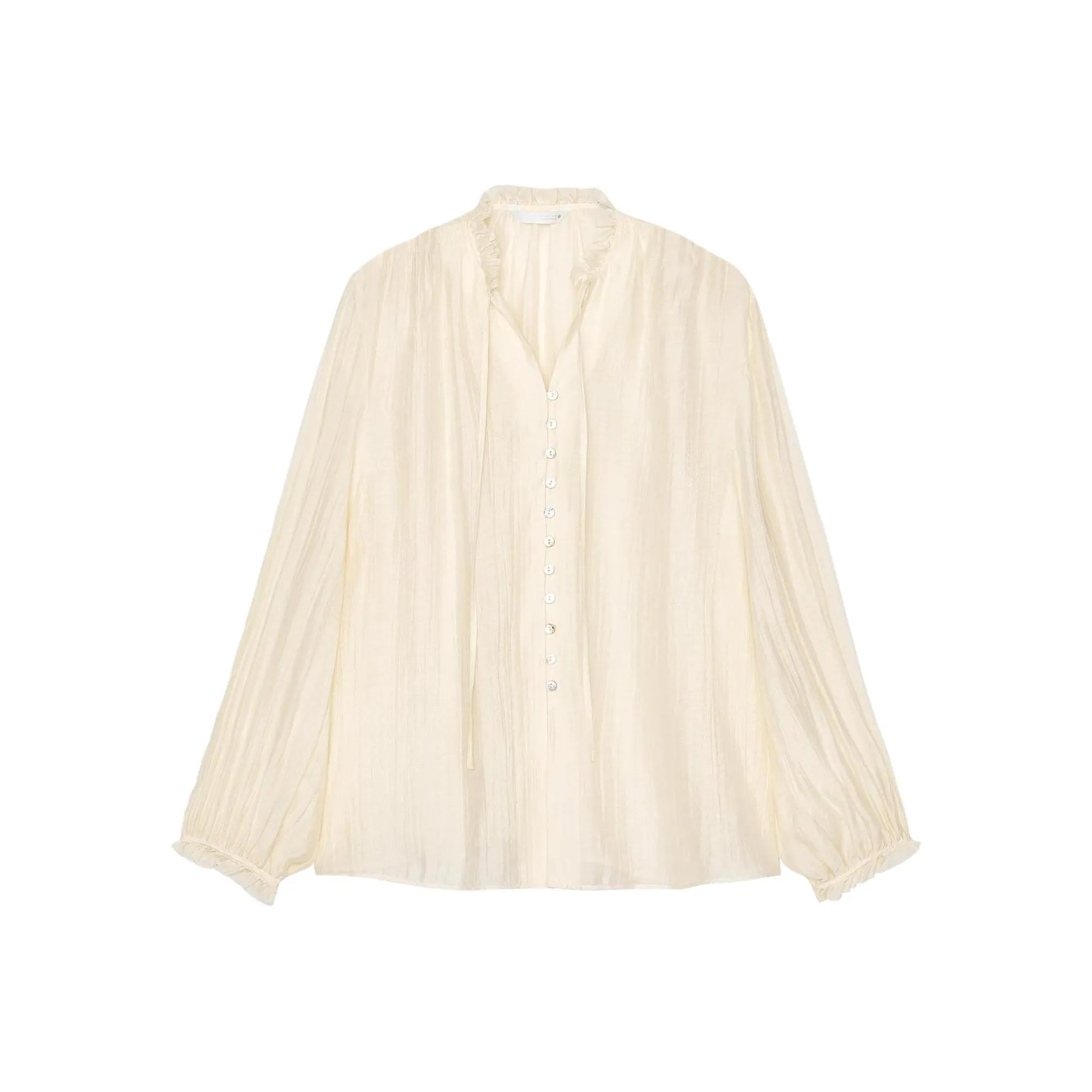 ZARA ZW Series Белые Женские Рубашки