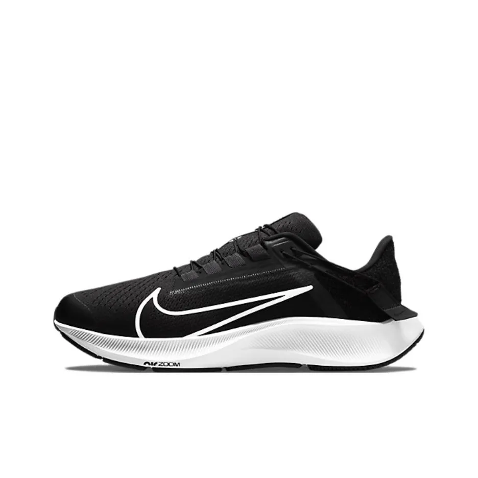 Nike Air Zoom Pegasus 38 Slip-resistant Abrasion-resistant Low-top Беговые кроссовки Унисекс Черный