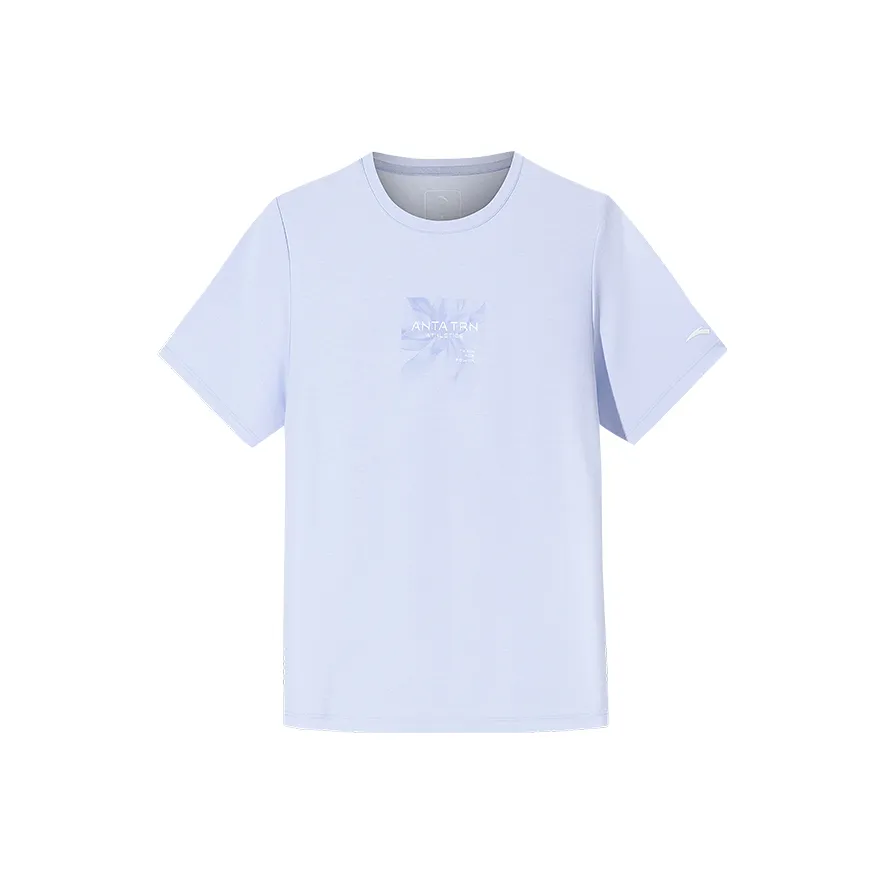 ANTA Variety Тренировки Коллекция T Рубашка Женская Бабочка Панель Синий