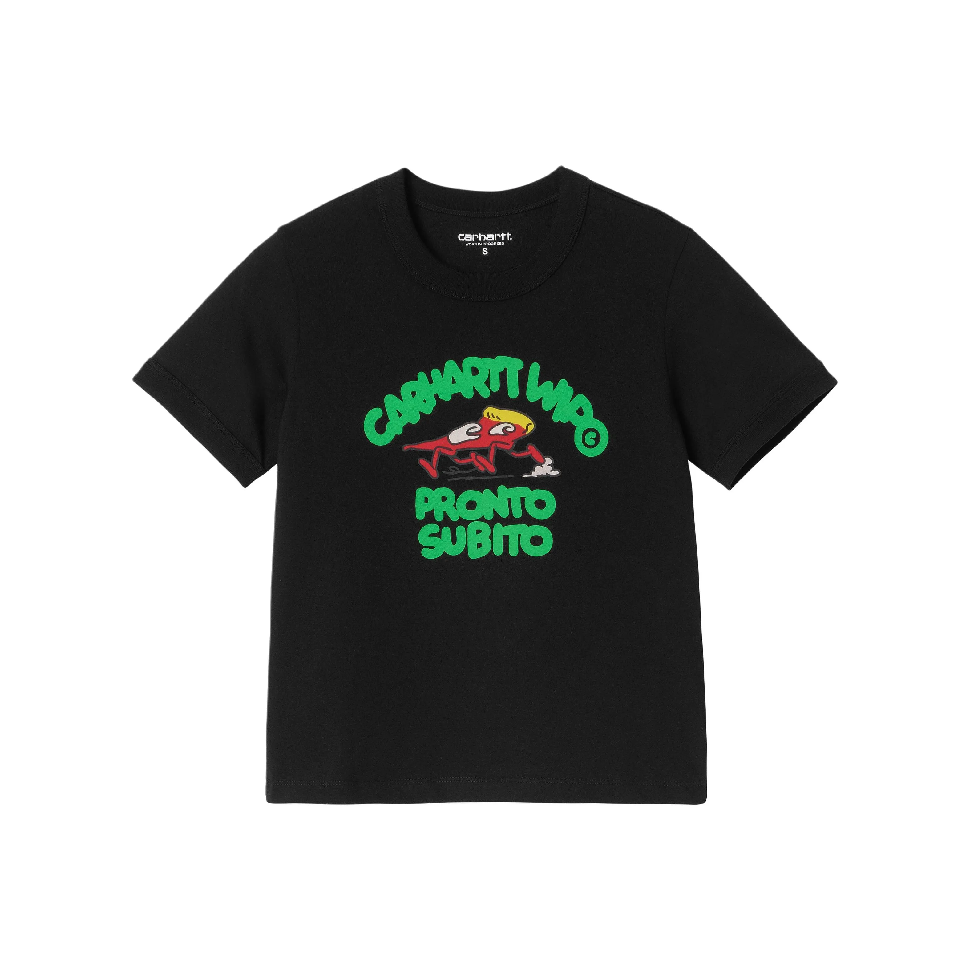 Carhartt WIP Pronto Subito Capsule Collection Черные Женские Футболки