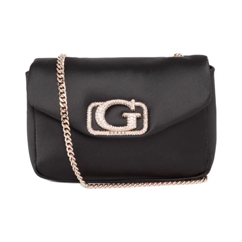 GUESS Сумка через плечо среднего размера женская черная