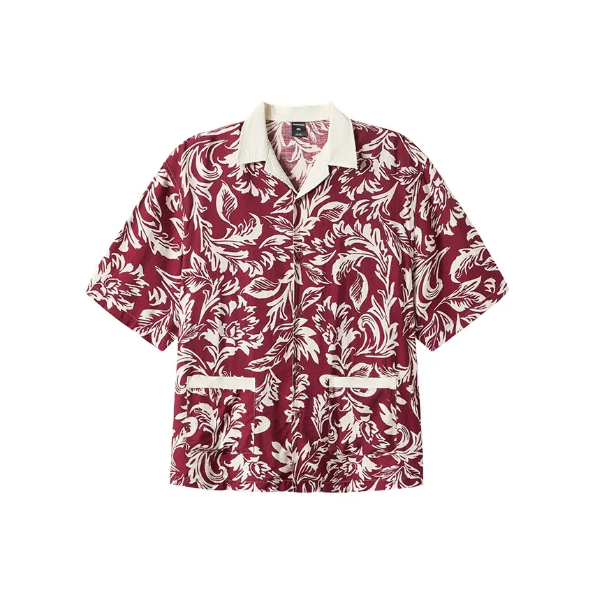 WAYNEXZAVIER Red Men's Shirts WAYNEXZAVIER Красные Мужские Рубашки
