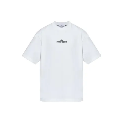 STONE ISLAND Белая Мужская Рубашка