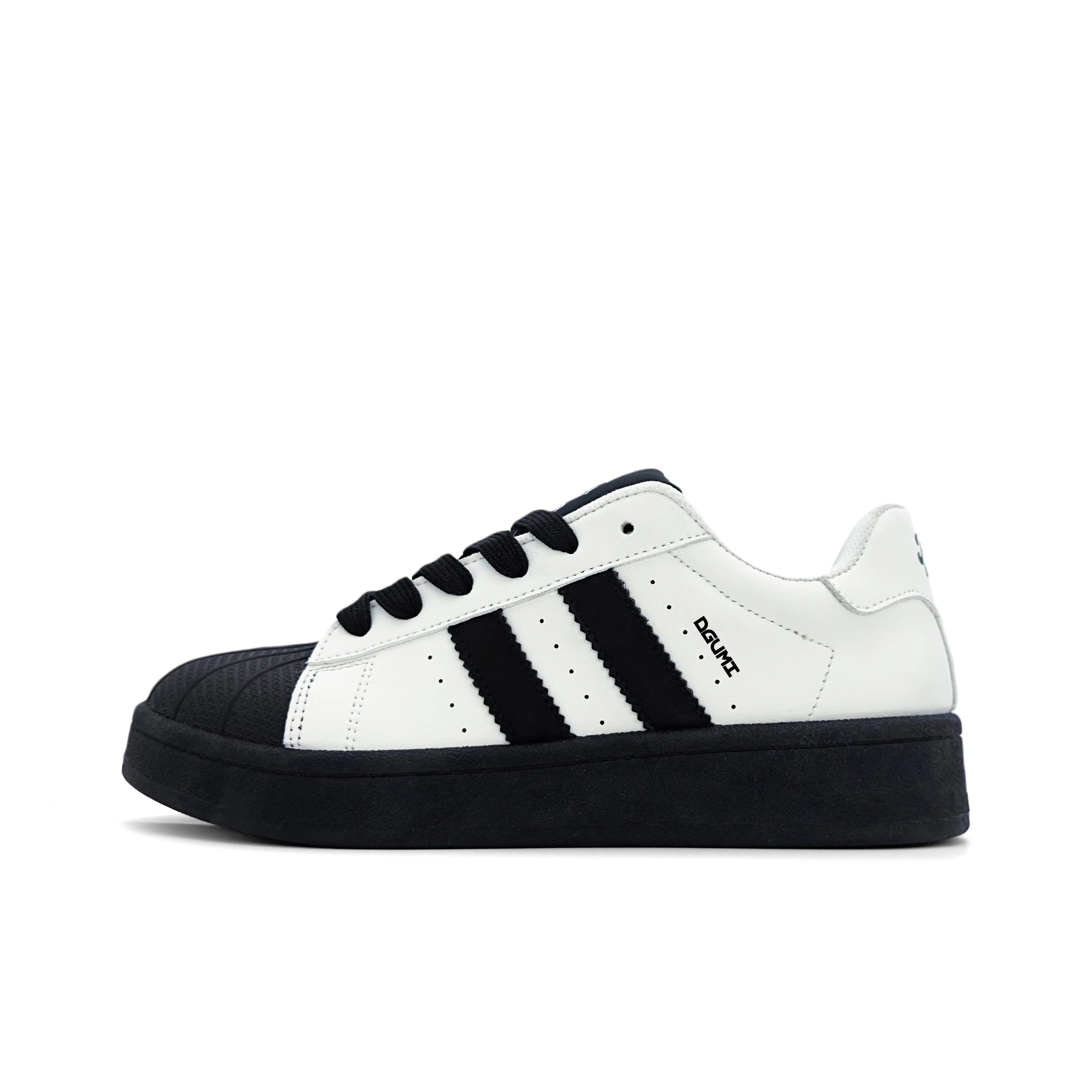 DGUMI Низкие кроссовки для скейтбординга Женские Белые Черные