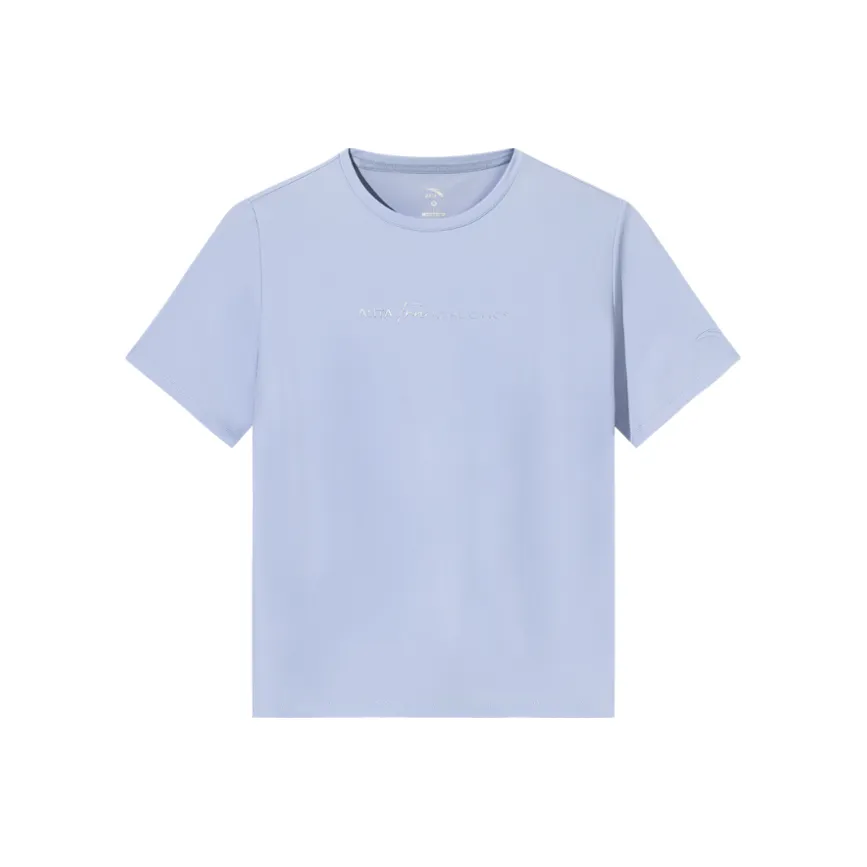 ANTA Variety Тренировки Коллекция T Рубашка Женская Бабочка Панель Синий