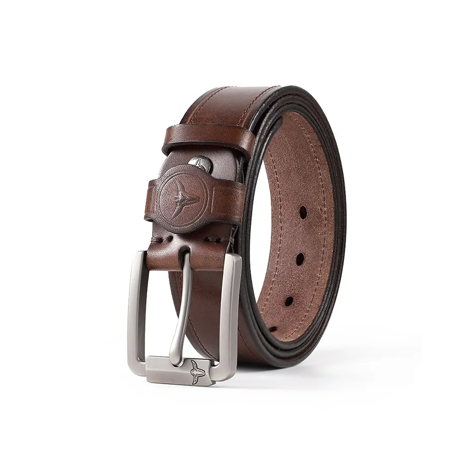 POLOMEISDO Ремешок из коровьей кожи с застежкой-булавкой повседневный и модный мужской практичная коробка ширина 3,8 см