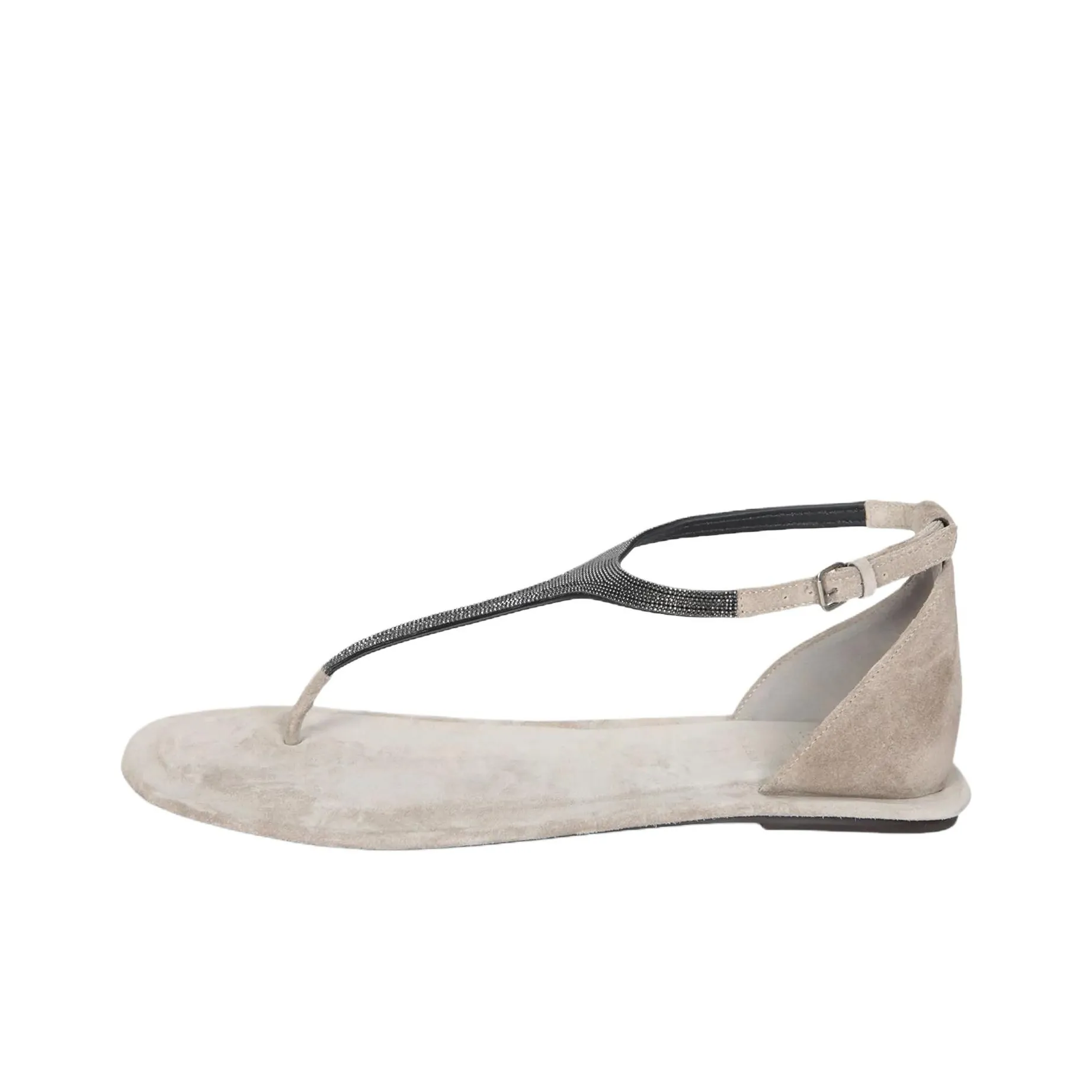 Brunello Cucinelli Monili Detailed Flat Sandals Women's