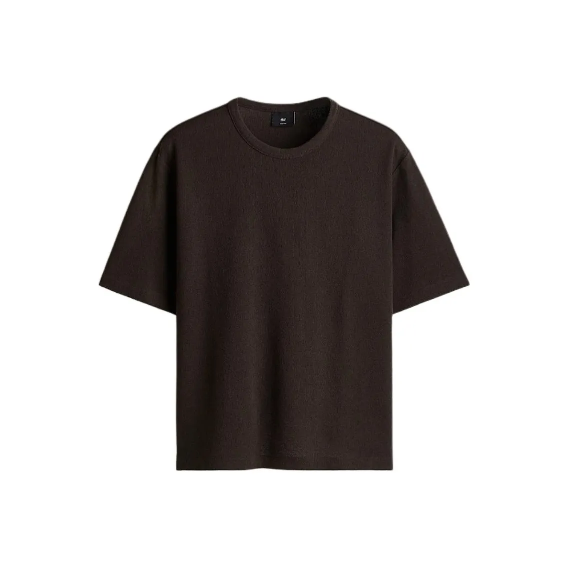 H&M T Shirts Men's Dark Brown