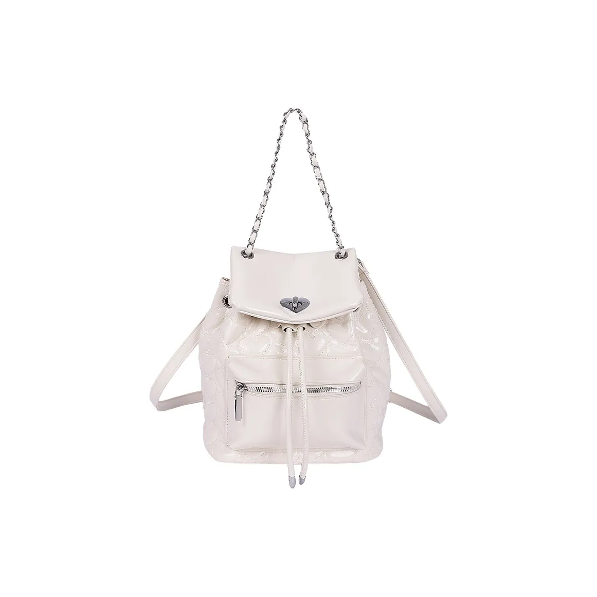 BAODIDAISHU ПУ (полиуретан) Дорожный рюкзак Женский Белый Розовый Серебряный Желтый Красный Черный