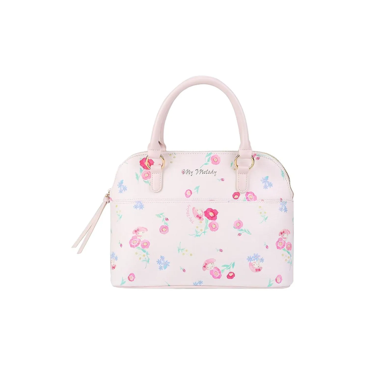 Sanrio Melodi PU Handbag Women's White/Pink