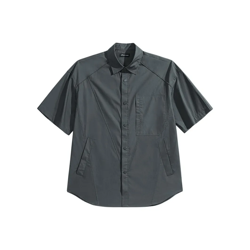 PEACEBIRD MEN Positive Серый 1 Мужские Рубашки