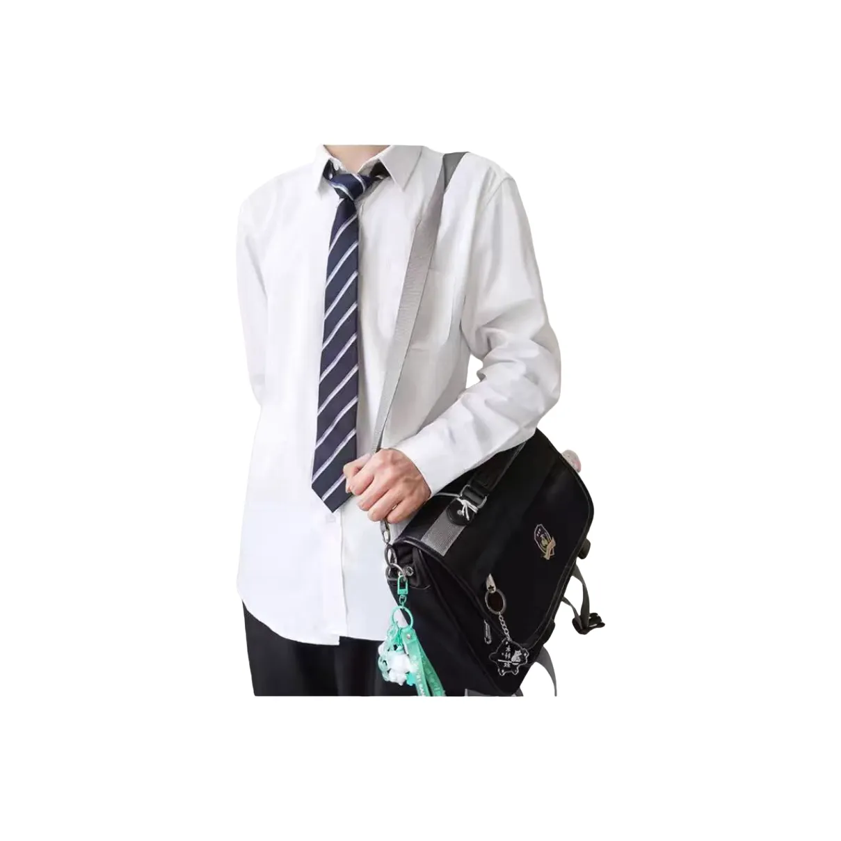 Zomuros Белая Унисекс Рубашка